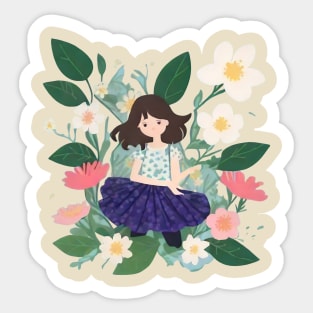 Floral spring Sticker